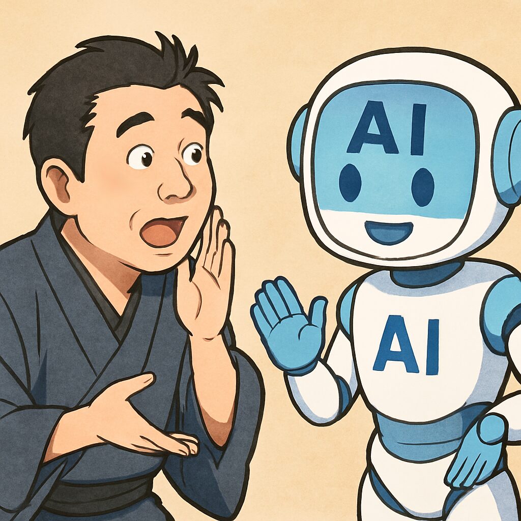 落語の展開・構成をAIに聞いてみた
