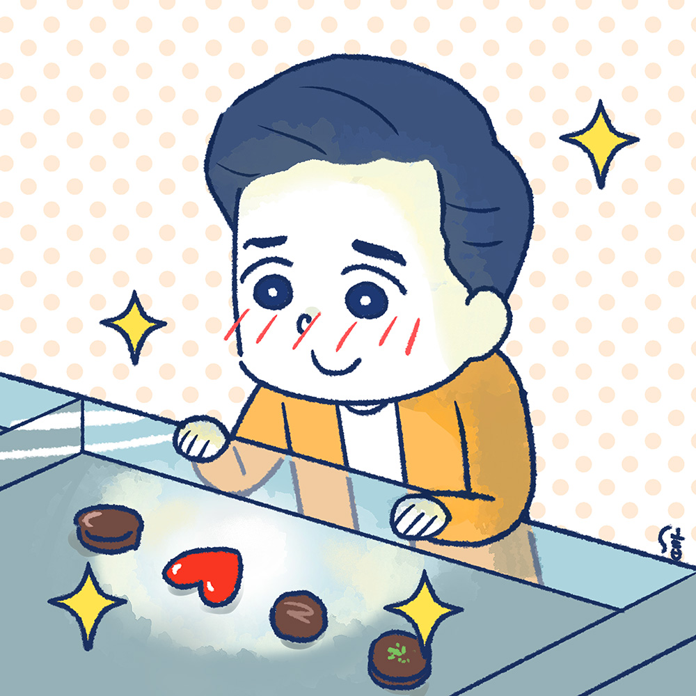 1粒432円のご褒美チョコレート