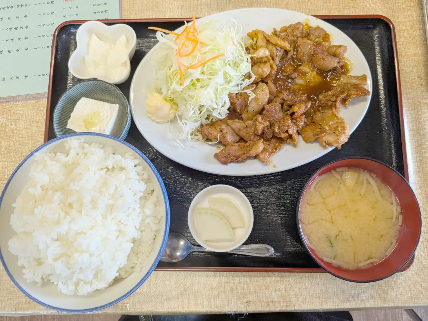 ニンニク焼肉定食 / 千葉県成田市「食堂米倉」