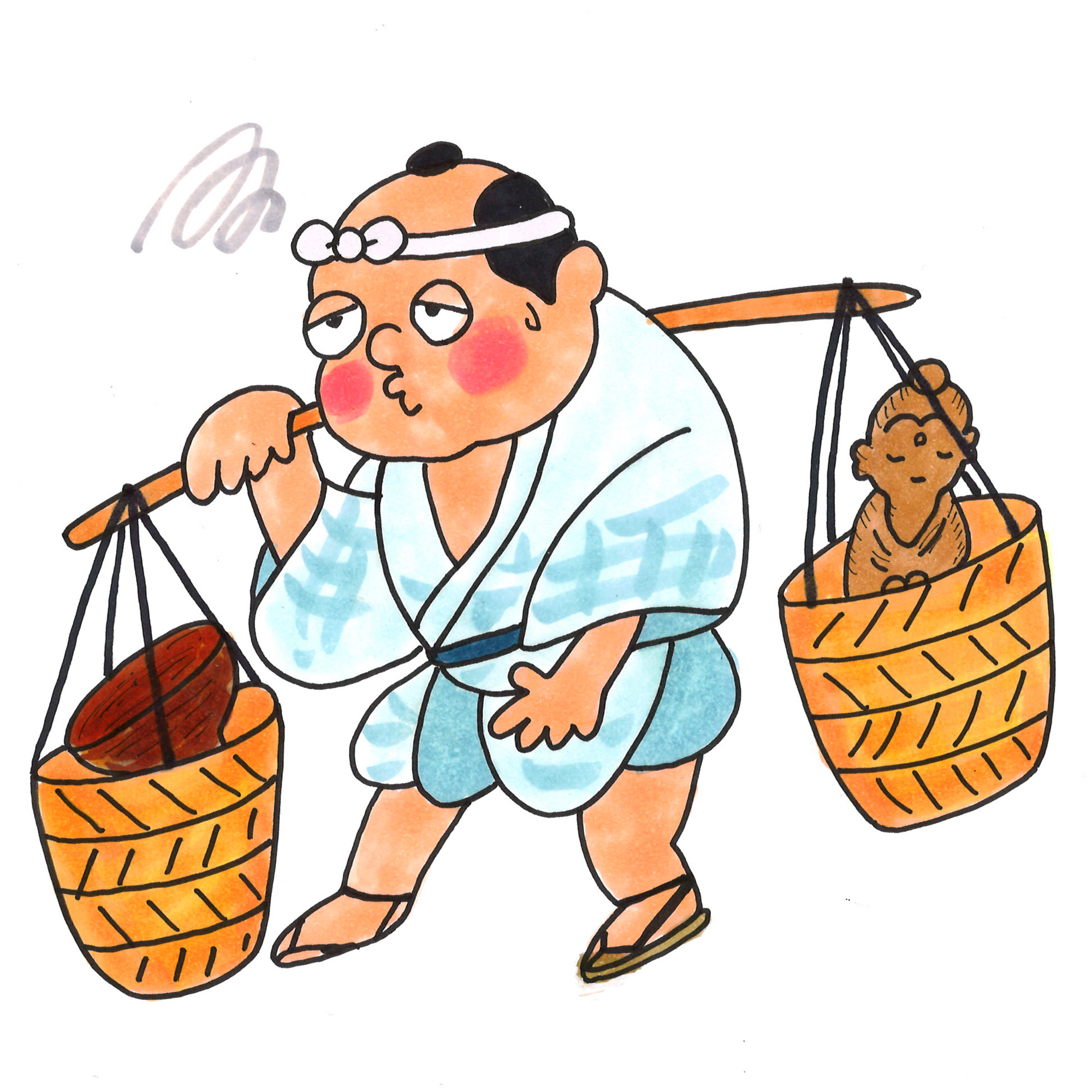 金明竹、 真田小僧、 井戸の茶碗