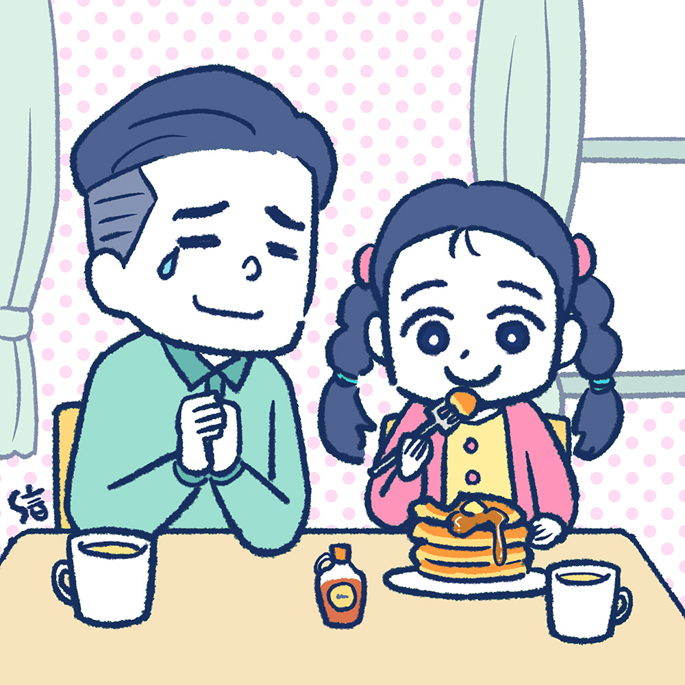 祖母と娘と、変わらないホットケーキ