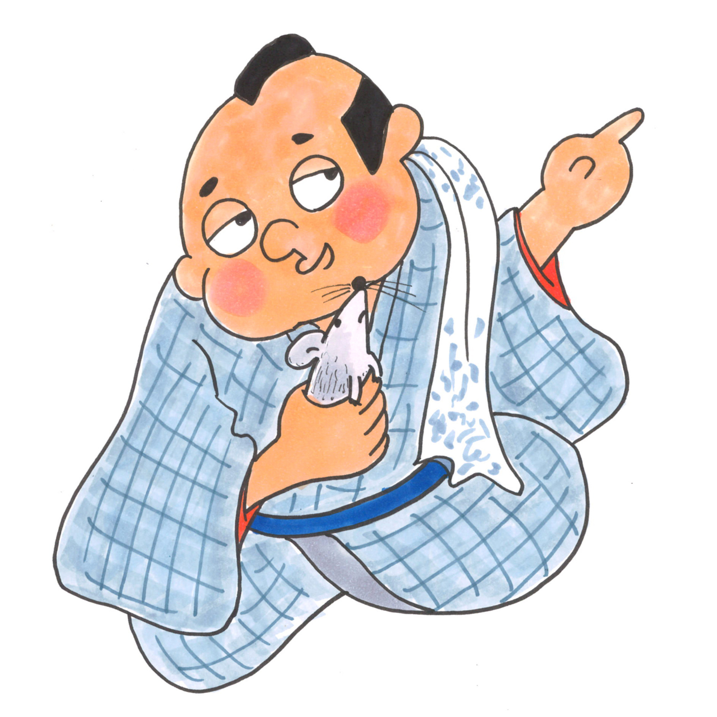 百川、 お菊の皿、 ねずみ