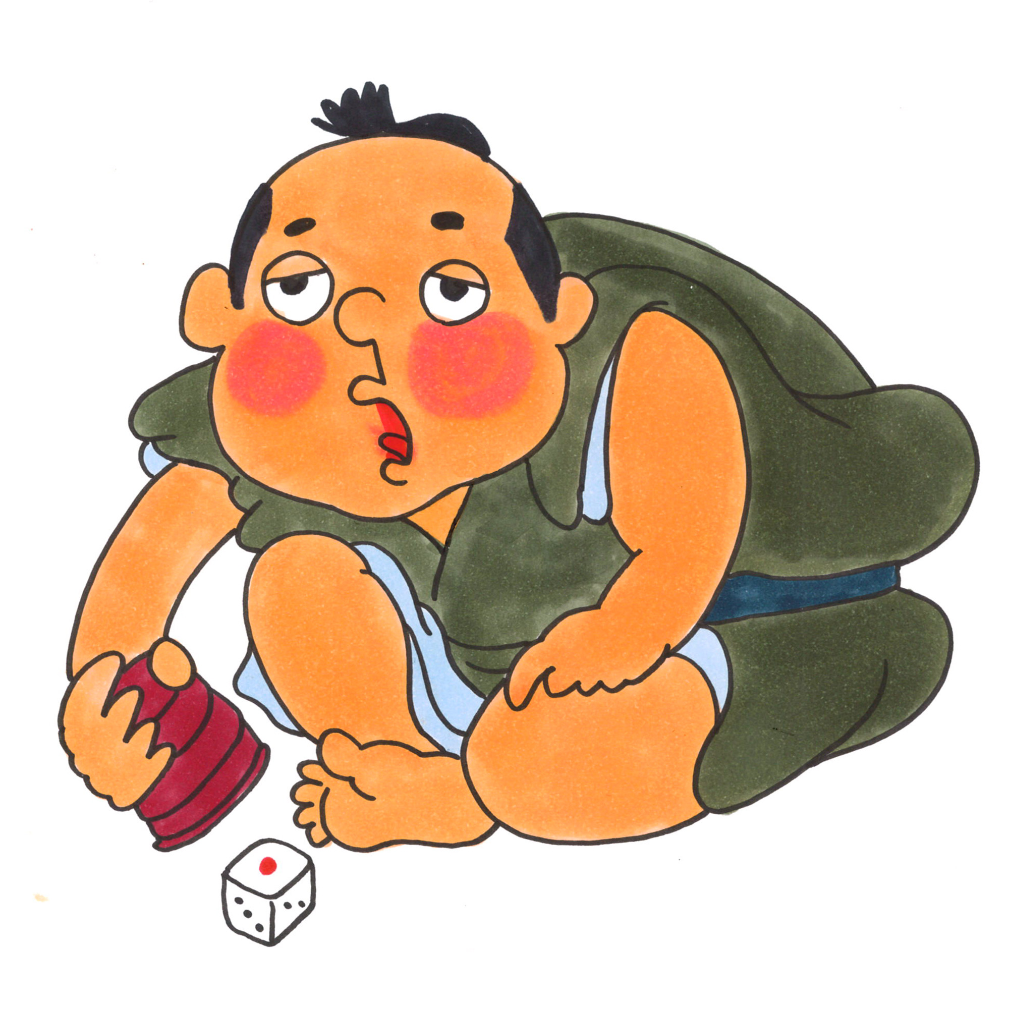 堀の内、時そば、看板のピン