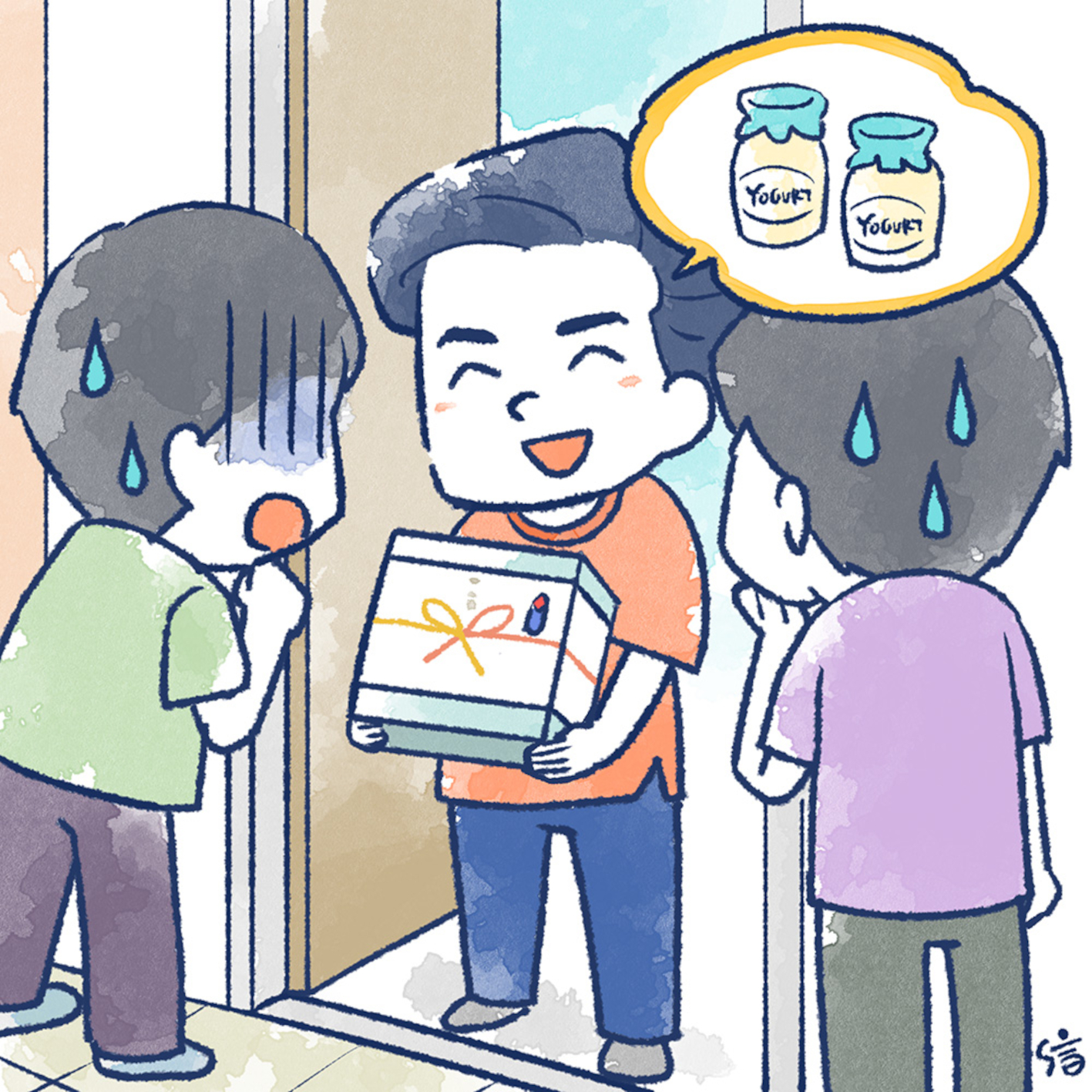 師匠、もうヨーグルト食べたくないって言ってたよ